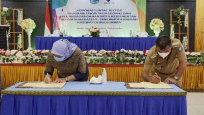 Tandatangani MoU Pengawasan Obat dan Makanan, Bupati Andi Utta Minta BBPOM Proaktif