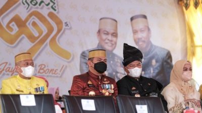 Hari Jadi Bone, Andi Utta Tampil Beda dengan Busana Adat Ammatoa