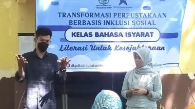 Menuju Pelayanan Inklusi, Petugas Perpustakaan Belajar Bahasa Isyarat