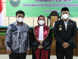 Bupati Andi Utta Hadiri Pelantikan Wakil Ketua Pengadilan Negeri Bulukumba