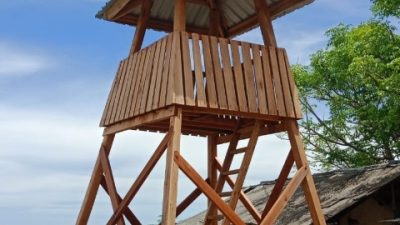 Wisatawan Pantai Bira Bakal Diawasi Petugas Diatas Menara yang Dibangun Jasa Raharja