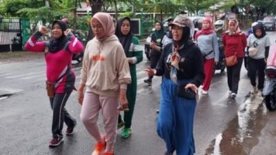 Jogging Keliling Kota Bulukumba, Istri Bupati Beri Contoh Warga Hidup Sehat