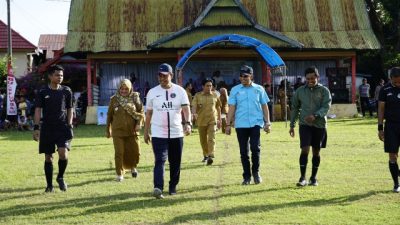 Diawali di Gantarang, Sepakbola Bupati Cup 2022 Digelar
