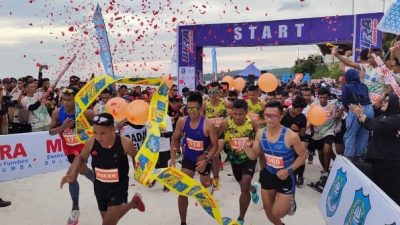 Runners Kagum dengan Spot Wisata Bira Sunset Run 2022