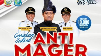 Besok Gubernur Andi Sudirman Jalan Sulsel Anti Mager Bersama Warga Bulukumba, Hadiah Utama Motor Listrik