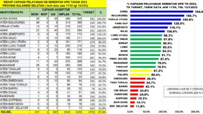 Peringati Hari Perempuan, Bulukumba Raih Posisi Kedua Pelayanan KB