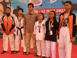 Kejurda Pelajar Sulsel, Atlet Taekwondo Bulukumba Raih 5 Medali dan Cabor Atletik Lempar Cakram Raih Medali Emas