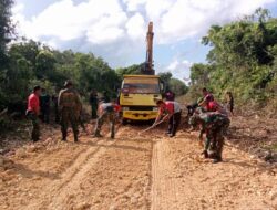 Rintisan Jalan TMMD Menyingkat Jarak Tempuh Warga Bontobahari 