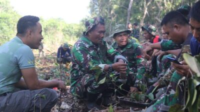 Senda Gurau, Cara Prajurit Satgas TMMD Lepas Lelah