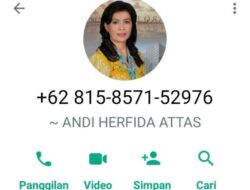 Waspada, Oknum Menyalahgunakan Profile WA Atas Nama Andi Herfida Attas