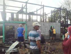 Ditinggal Beli Kopi di Warung, Rumah Warga di Bonto Bangun Hangus Terbakar