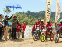Bupati Andi Utta Buka Lomba Motor Kros Ojek Gabah