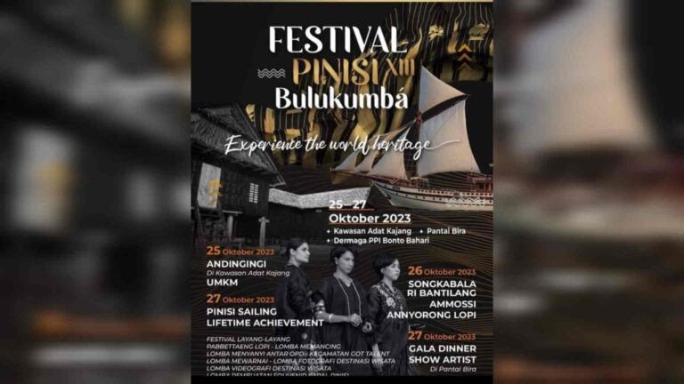 Bulukumba Siap Gelar Festival Pinisi 2023: Lebih Meriah dan Beragam