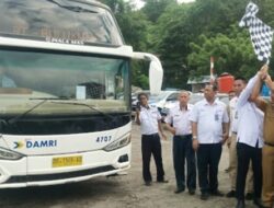 Bus Damri Buka Trayek Bandara Sultan Hasanuddin – Pelabuhan ASDP Bira