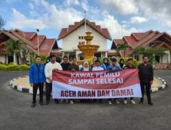 Mahasiswa Se-Aceh Bergerak, Mengawal Pemilu Demi Bumi Serambi Mekkah yang Aman