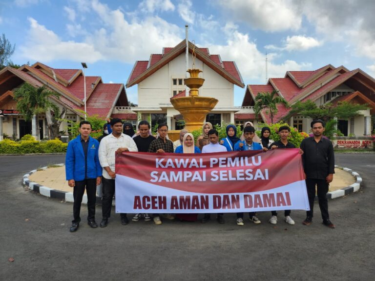 Mahasiswa Se-Aceh Bergerak, Mengawal Pemilu Demi Bumi Serambi Mekkah yang Aman
