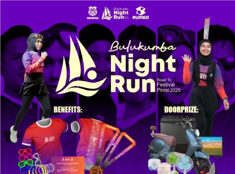 Hanya 40 Slot Tersisa, Bulukumba Night Run 2025 Siap Warnai Malam 5 September