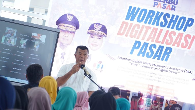 Buka Workshop Digitalisasi Pasar, Andi Utta: Dorong UMKM Naik Kelas