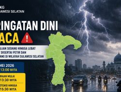 Cuaca Ekstrem Ancam di Sejumlah Wilayah Sulawesi Selatan, BMKG Keluarkan Peringatan Dini